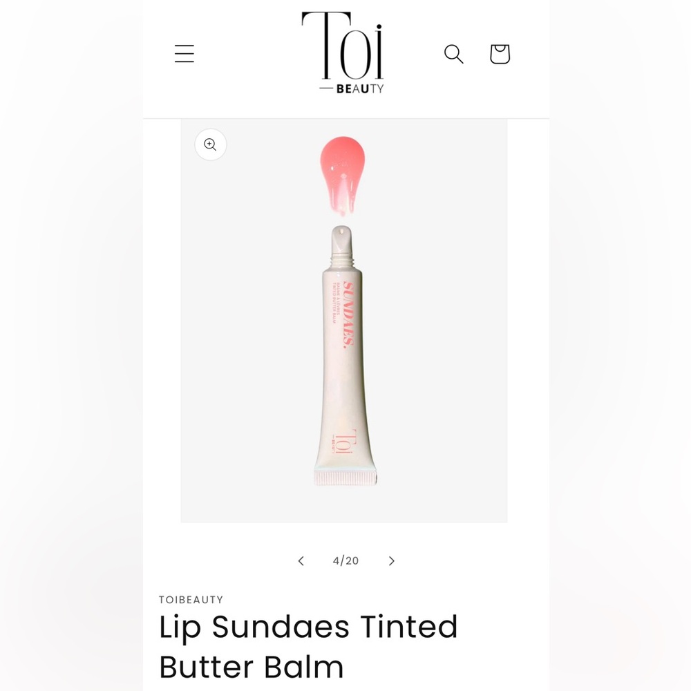 TOIBEAUTY Lip Sundaes Tinted Butter Balm in Cloud 9